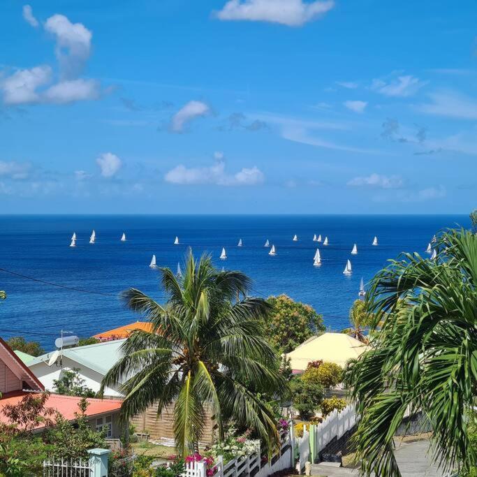 Ti Sucrier Jaune - Douceur Caraibe Vue Mer Le Carbet Exterior foto